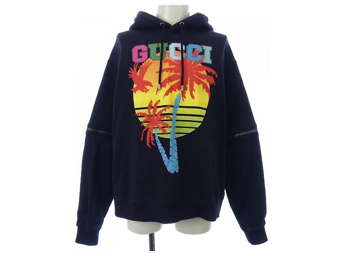 Sudadera de algodón Gucci Negro