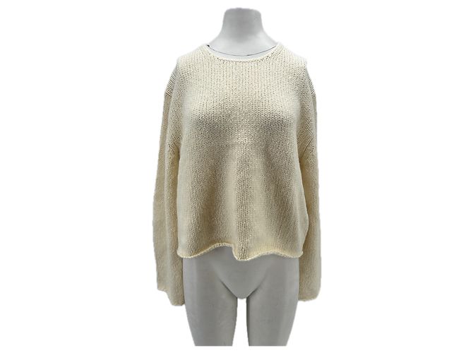 Autre Marque JAJAIN THE MOMENT Wollpullover Creme M Beige