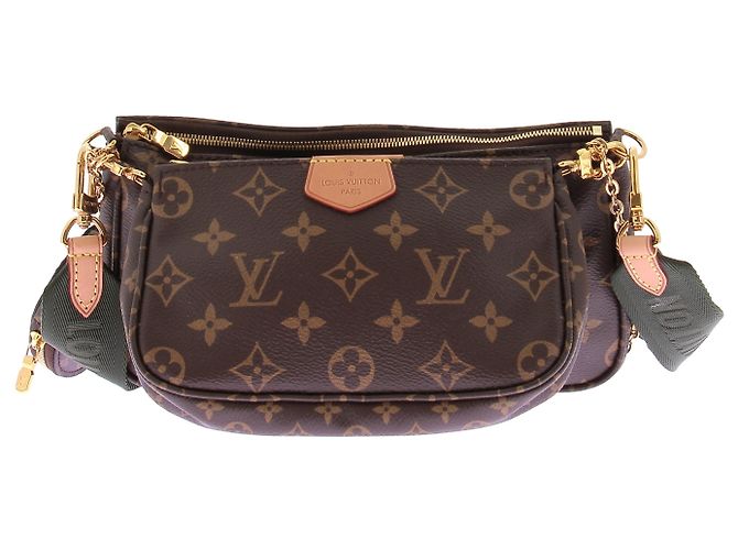 Louis Vuitton Borsa a spalla 'Multi Pochette' monogramma marrone