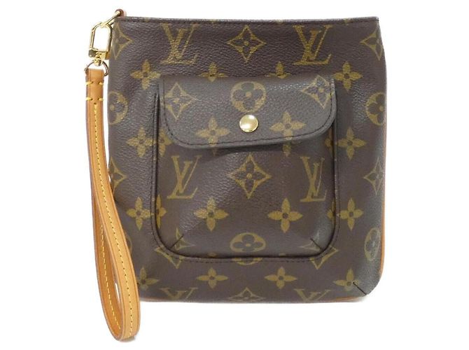 Bolsa de mão Partition Monogram Louis Vuitton Marrom