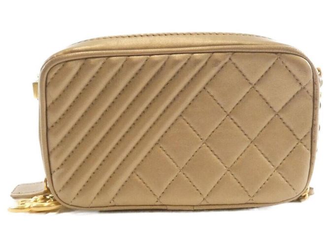 Borsa a Spalla Chanel Coco Boy Line 92654 D'oro