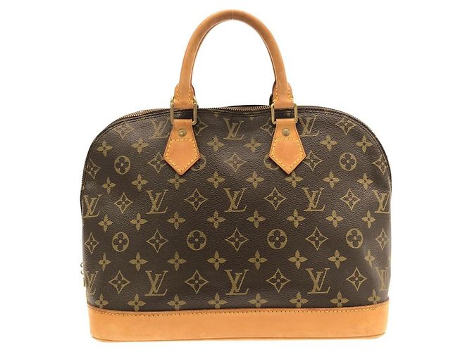 Borsa Alma PM Monogramma Louis Vuitton Marrone
