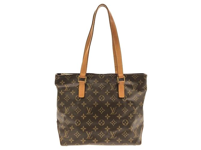 Borsa a mano Cabas Piano Monogram Louis Vuitton Marrone