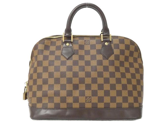 Sac à main Damier Alma PM Louis Vuitton Damier ebène