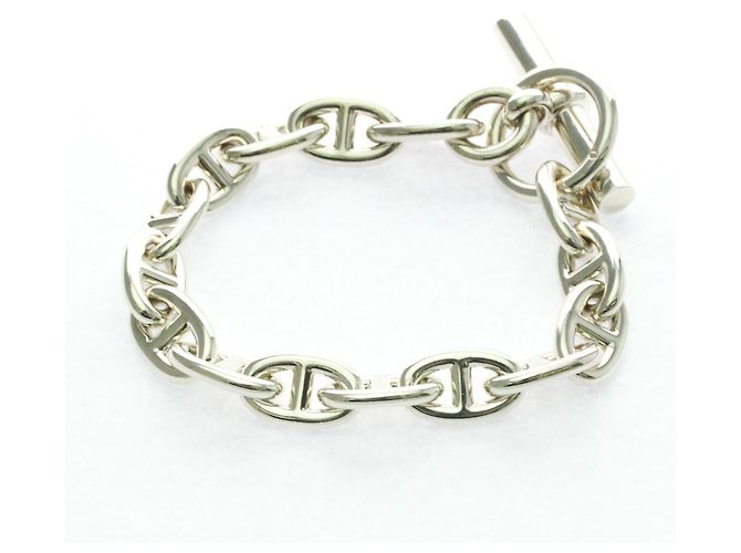 Pulseira charm Chaine d'Ancre MM em prata 925 da Hermès 
