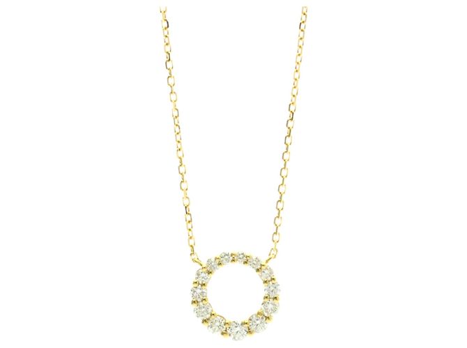 Autre Marque 4°C Circle Diamant-Halskette Golden
