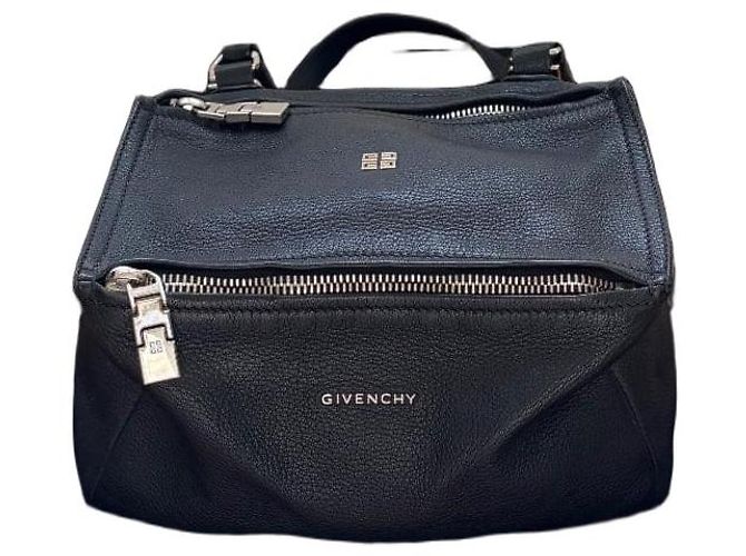 Givenchy Bolsa de Ombro de Couro Pandora Preto