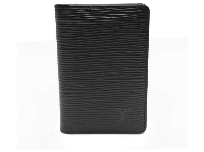 Organizer Louis Vuitton Epi Noir Card Case Black