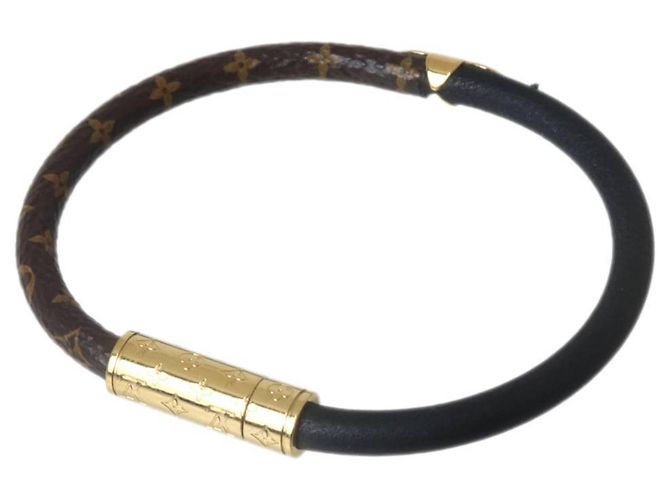 Bracciale Charm Monogram Louis Vuitton Nero Monogramma