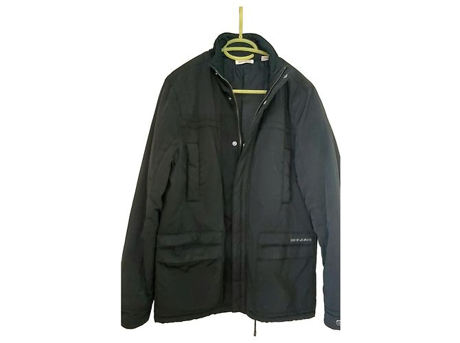 Dkny Black Waterproof Jacket Men M