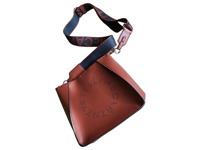 Stella Mc Cartney Borsa Stella McCartney marrone in poliuretano