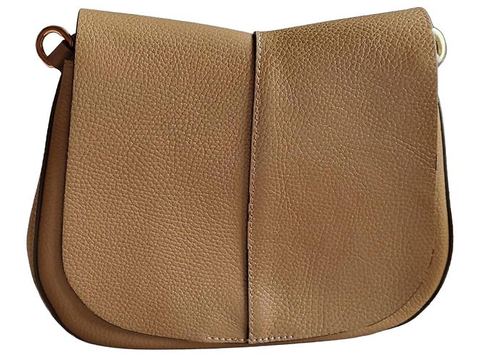 Bolsa de mão Gianni Chiarini Helena Round em couro marrom