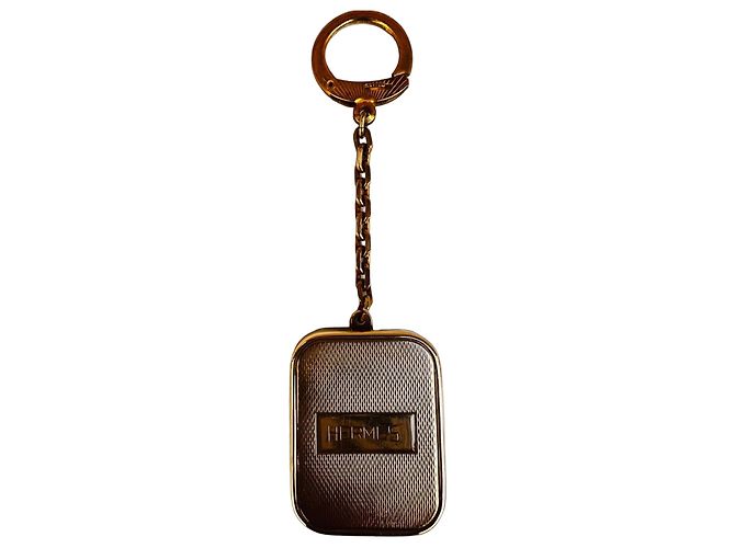 Porte-clés Hermès doré 