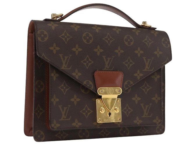 LOUIS VUITTON Borsa a Spalla Monceau 26 Monogram M51187 LV Auth ep13204 Monogramma