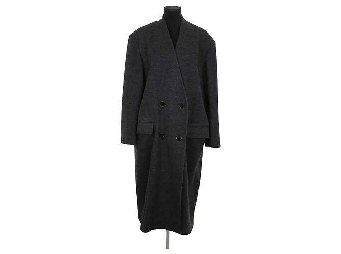 Isabel Marant Schwarzer Mantel