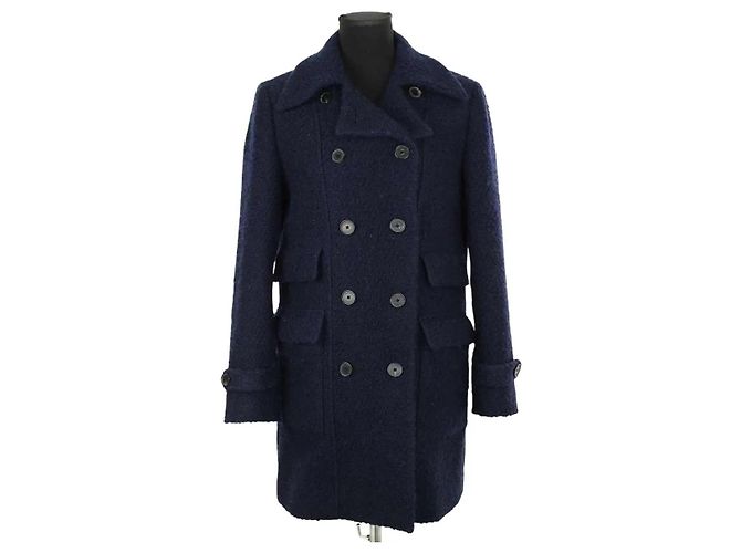 The Kooples Marineblauer Mantel