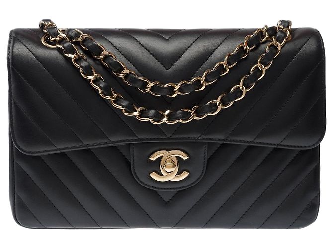 Sac CHANEL Timeless/Classique en Cuir Noir - 103317