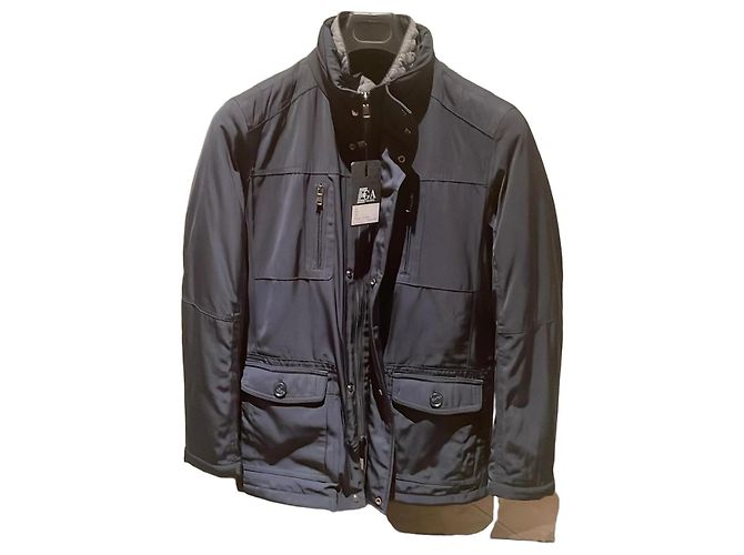 Autre Marque Navy blue padded jacket Dark blue
