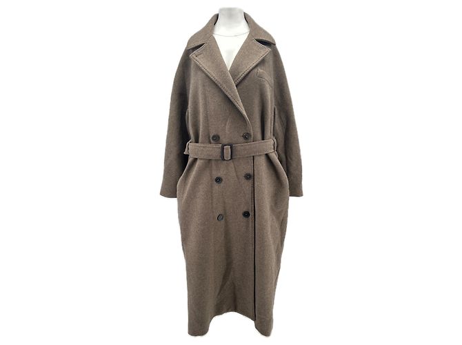 MKT studio Long taupe coat Brown