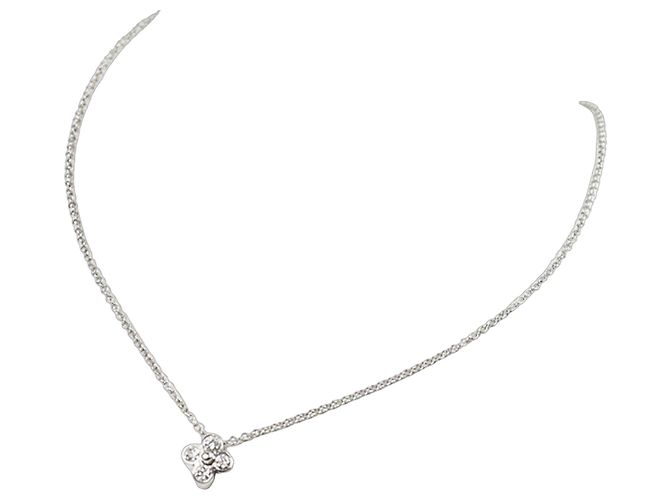 Tiffany & Co Collar Péndulo Flor con Diamante Engastado Tiffany