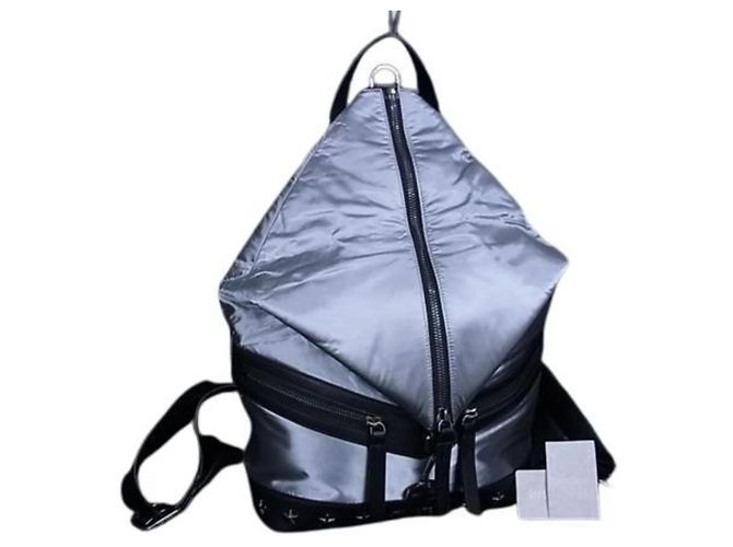 Sac à dos Fitzroy de Jimmy Choo Noir Argenté