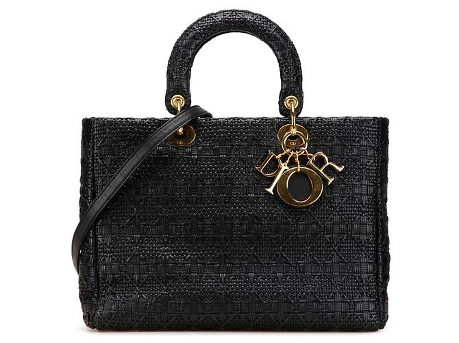 Borsa a Spalla Lady Christian Dior Nero