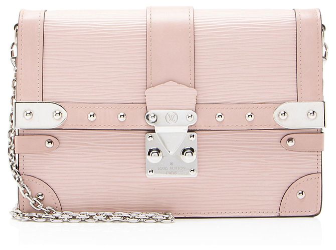 Billetera de Cadena en Cuero Epi Louis Vuitton Rosa