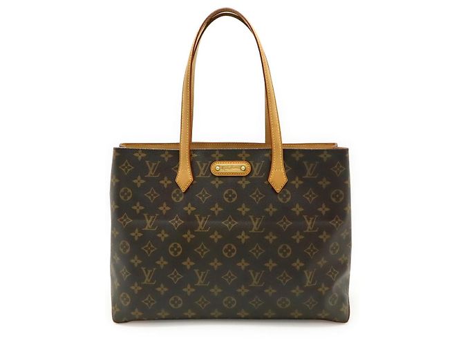 Borsa 2 in 2 Louis Vuitton Wilshire MM Monogram Marrone