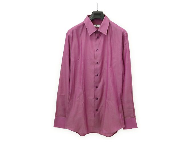 Camisa de algodão Etro Roxo