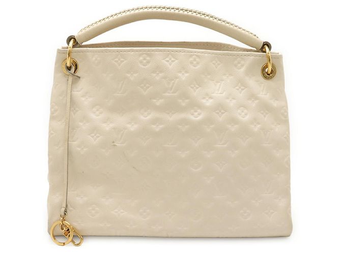 Borsa a Spalla Artsy Monogram Empreinte Louis Vuitton Bianco