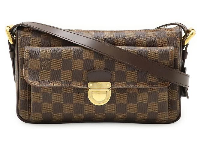 Borsa a Spalla Damier Ravello GM di Louis Vuitton Marrone