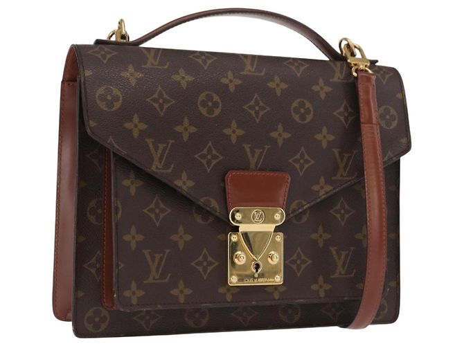 LOUIS VUITTON Monogram Monceau 28 Handtasche M51185 LV Auth ep13251 Monogramm