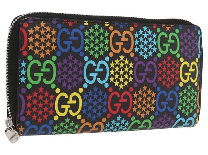 GUCCI GG Psychedelic Long Wallet Multicolor 601079 Auth 159857M Multiple colors