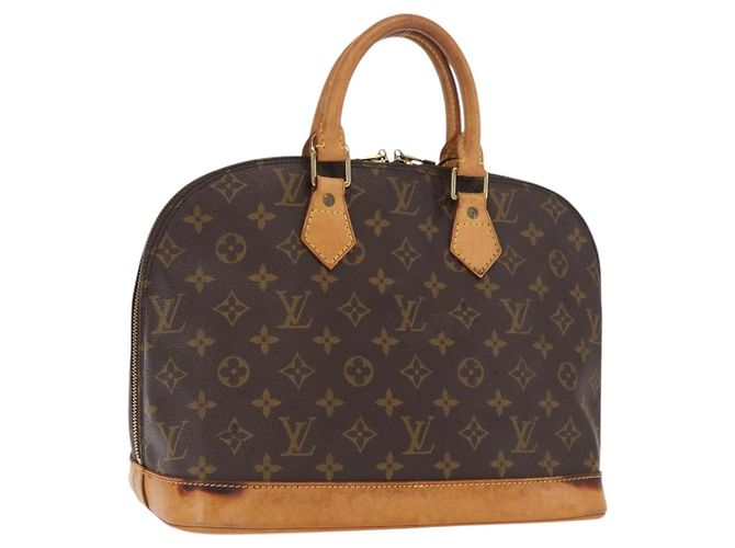 LOUIS VUITTON Bolsa de Mão Monogram Alma M51130 LV Auth 170141 Monograma