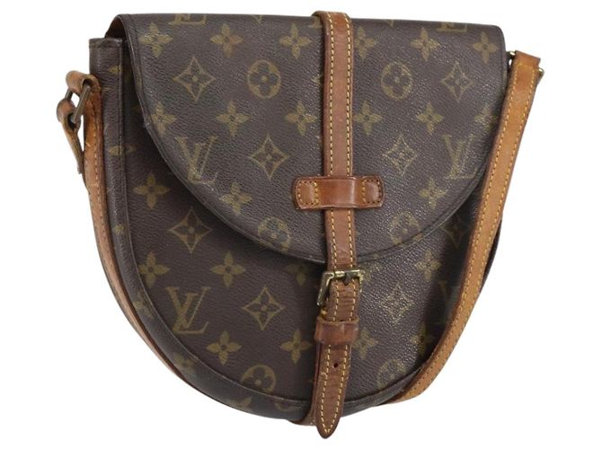LOUIS VUITTON Bolsa de Ombro Monogram Chantilly MM M51233 LV Auth hk3411 Monograma