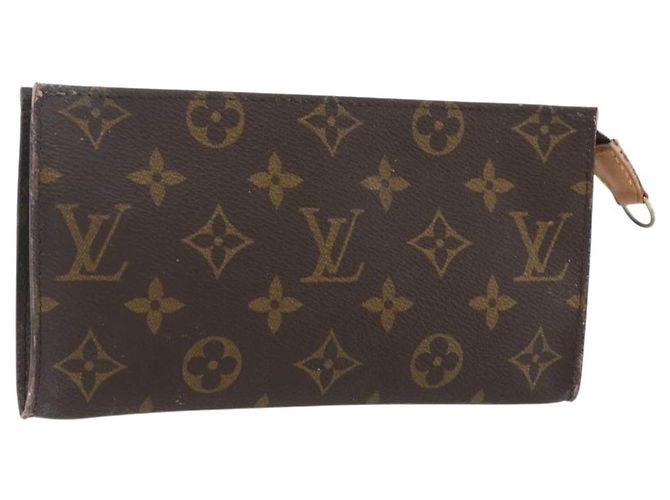 LOUIS VUITTON Monogram Bucket GM Accessory Pouch LV Auth hk3389