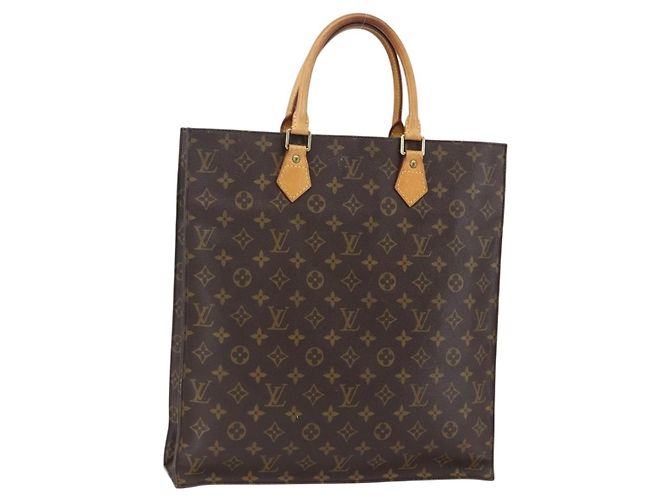LOUIS VUITTON Borsa Sac Plat Monogram M51140 LV Auth ep13267 Monogramma