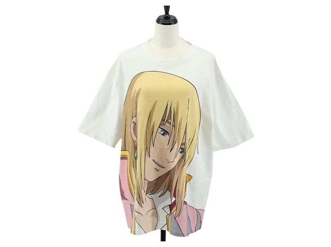 LOEWE ~ Studio Ghibli Castello Errante T-shirt Howl Auth 149905SM Bianco
