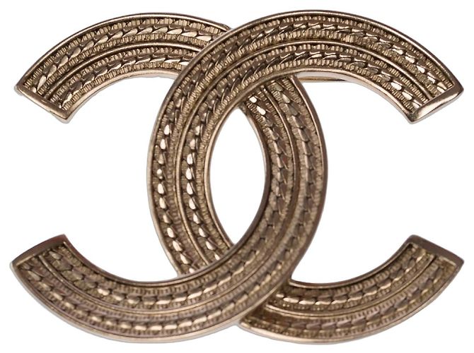 Joyas CHANEL CC en Metal Dorado - 103181