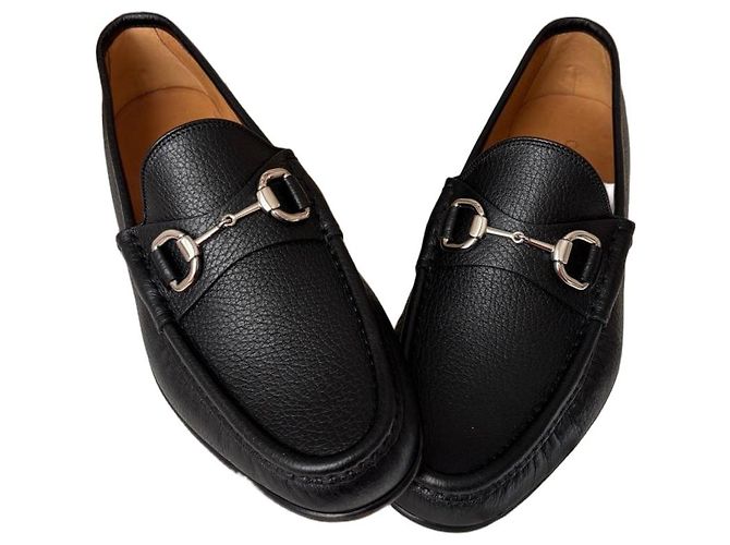 Mocassini Gucci in pelle nera Nero