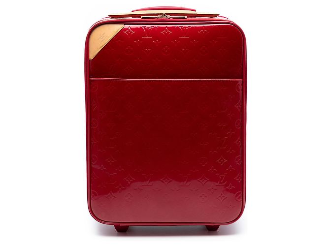 Louis Vuitton Rotes Monogramm Vernis Pegase 45