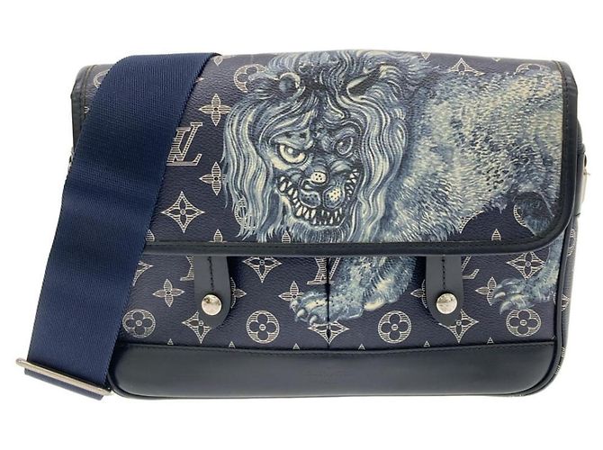 Sac messager Savannah Monogram Louis Vuitton Noir