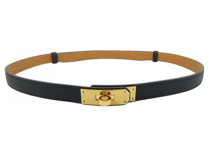Hermès Hermes Kelly 18mm Belt Black
