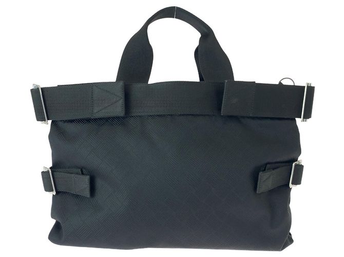 Borsa tote in nylon nero Bottega Veneta