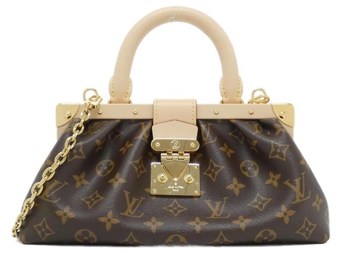 Bolsa de mão Monogram Louis Vuitton Marrom