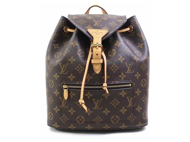 Louis Vuitton Monogram Montsouris Backpack Brown
