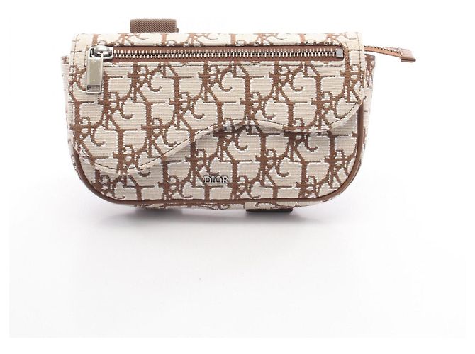 Christian Dior Saddle Bag DIOR x TRAVIS SCOTT CACTUS JACK Braun Beige