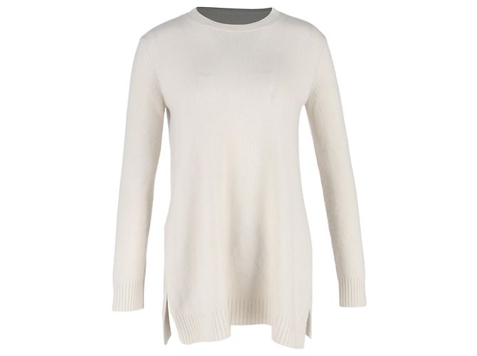 Oversized-Pullover Selina aus weißer Wolle von Max Mara 