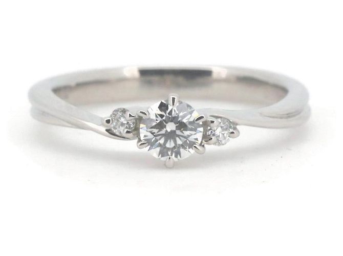 Autre Marque Lazare Diamond PT950 Diamantring Silber