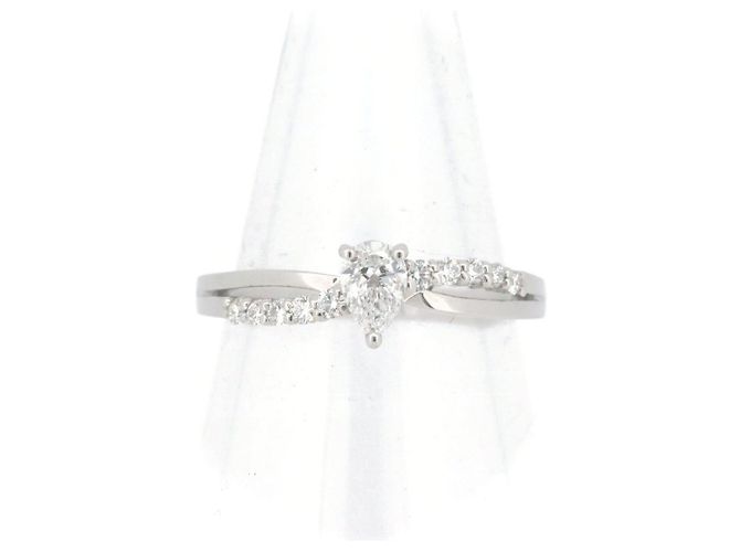 Autre Marque PT950 Diamantring GSTV Silber